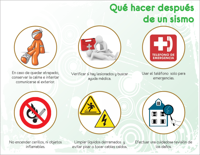 14.- Qué hacer después de un sismo