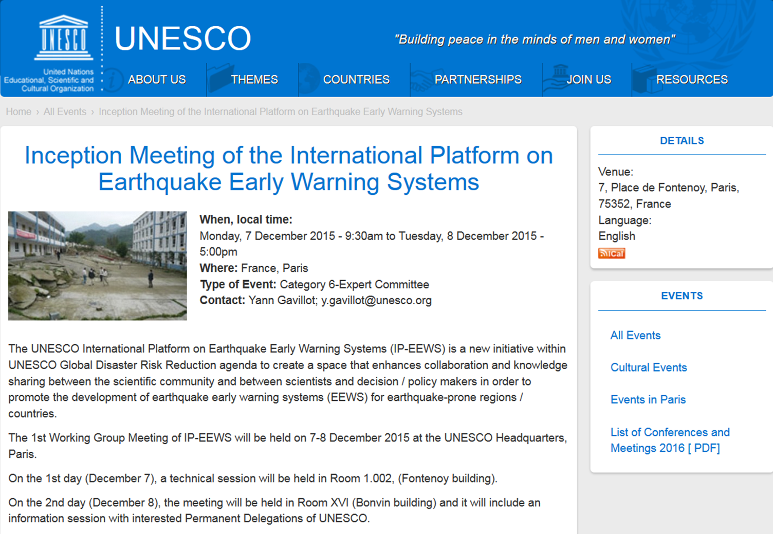 MEETING DE DICIEMBRE 2015